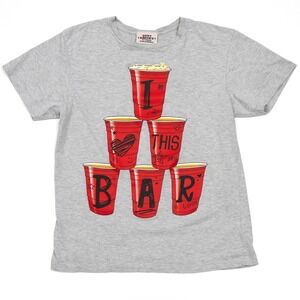 Vintage Y2K 2000's Toby Keith I Love This Bar & Grill Red Solo Cup T-Shirt Small